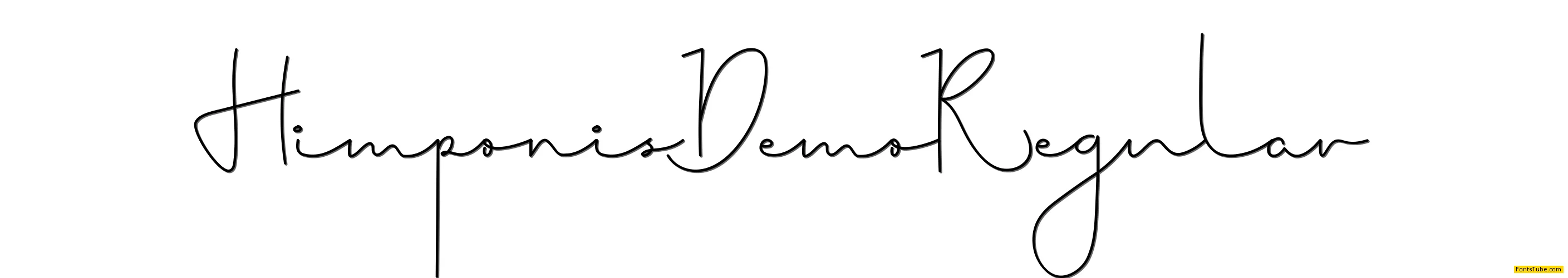 Himponis Demo Font