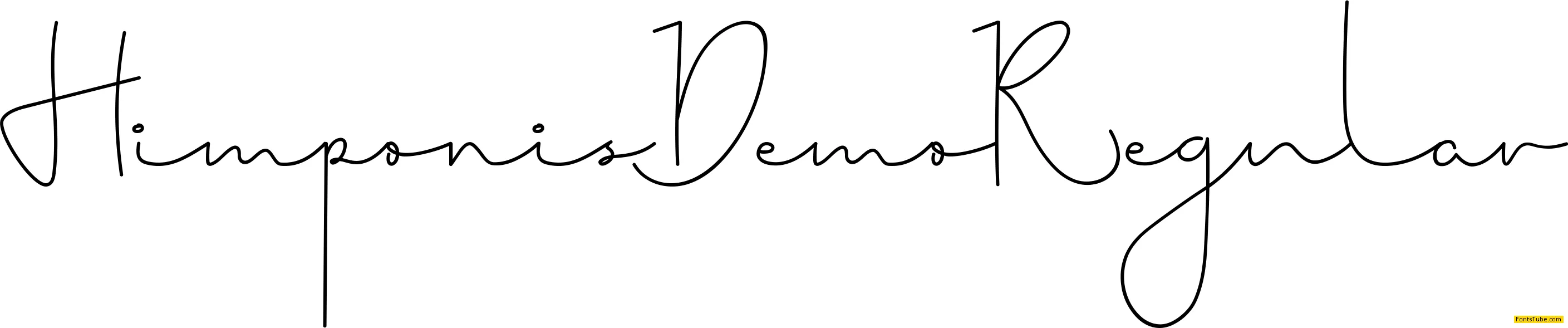 Himponis Demo Font