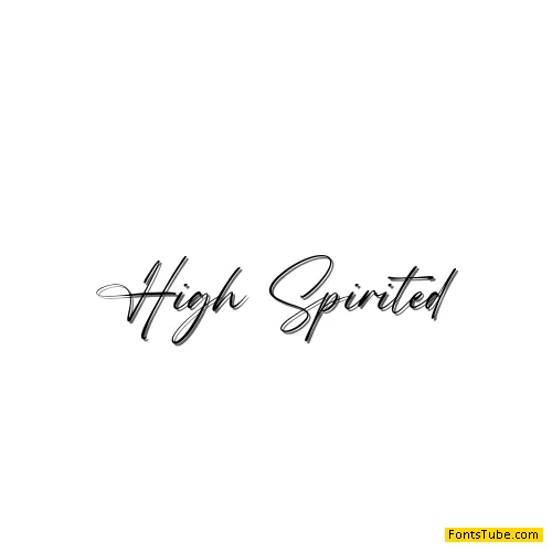 High Spirited