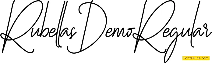 Rubellas Demo Font
