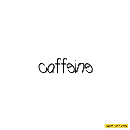 Caffeine Font