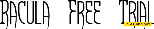 Racula Free Trial Font