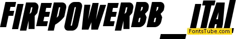 Firepower BB Font Family