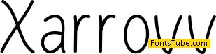 Xarrovv Font