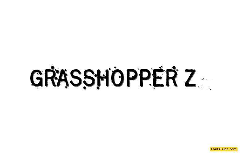 Grasshopper Z Font