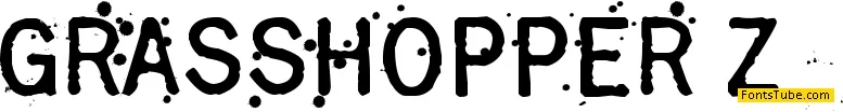 Grasshopper Z Font