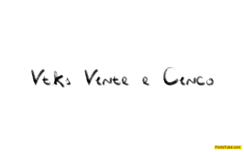 Vtks Vinte e Cinco Font