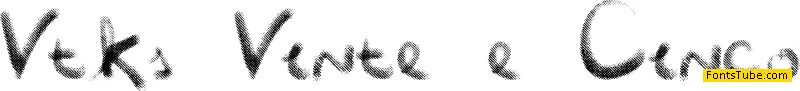Vtks Vinte e Cinco Font