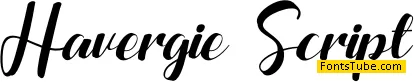 Havergie Script Font