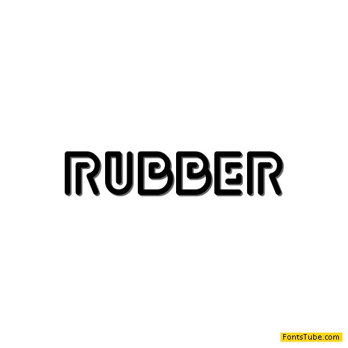 Rubber Font