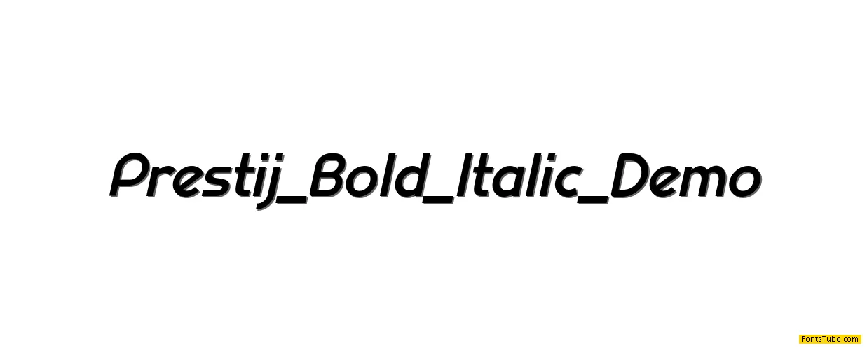 Prestij Demo Font Family
