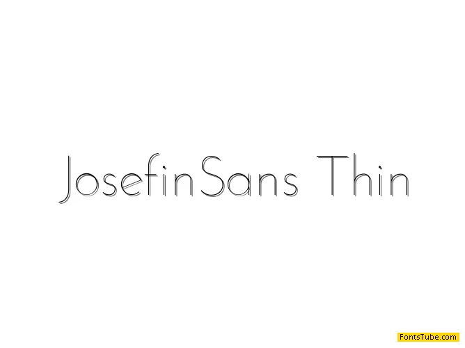 Josefin Sans Font Family