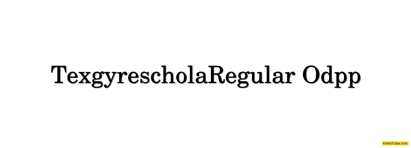TeXGyreSchola