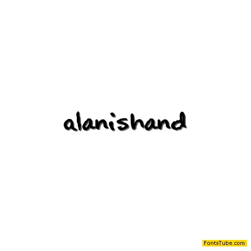 Alanis Hand Font