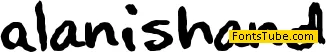 Alanis Hand Font