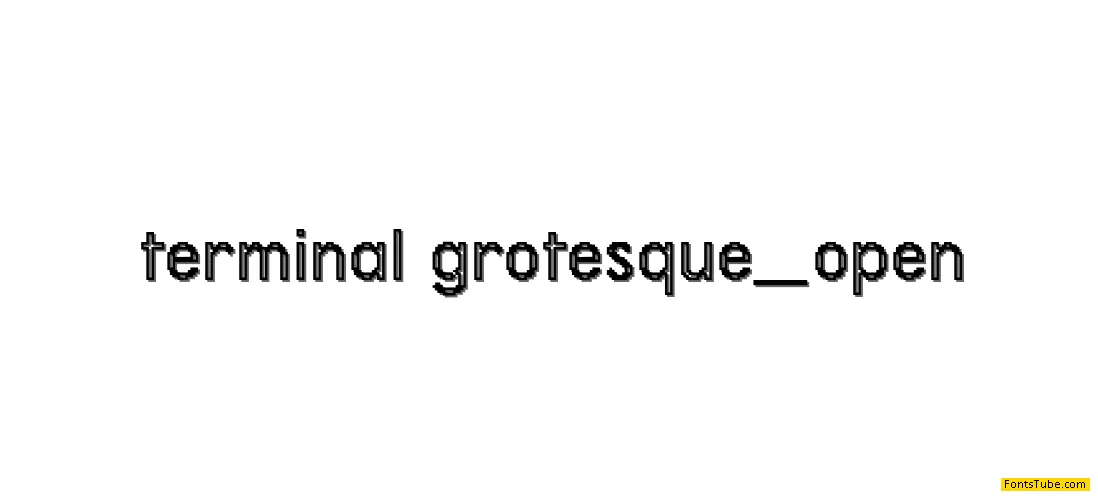 Terminal Grotesque Font Family