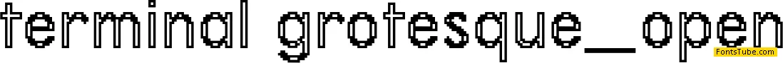Terminal Grotesque Font Family