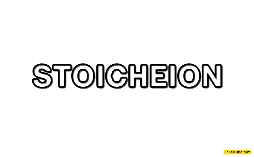 Stoicheion Font