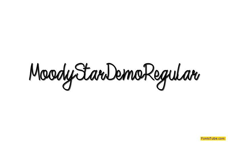 Moody Star Demo Font