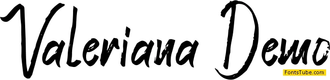 Valeriana Demo Font