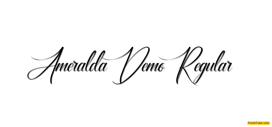 Ameralda Demo Font