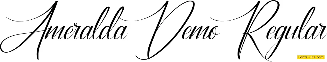Ameralda Demo Font