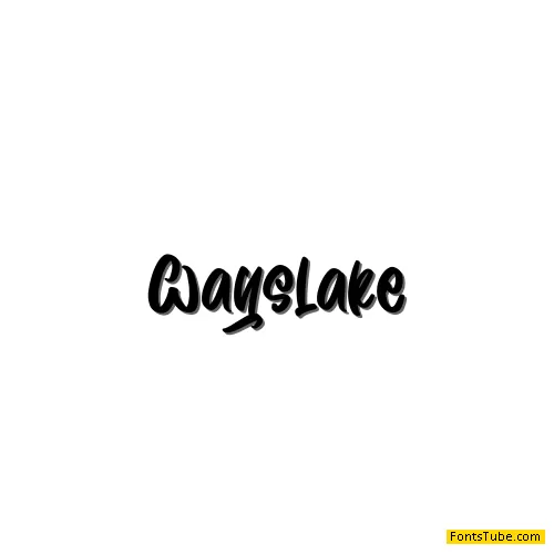 Wayslake Font
