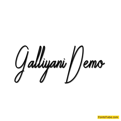 Galliyani Font