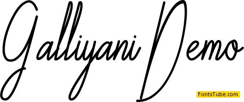 Galliyani Font