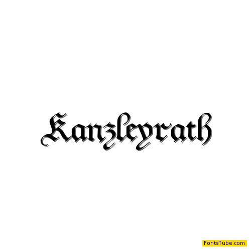 Kanzleyrath Font