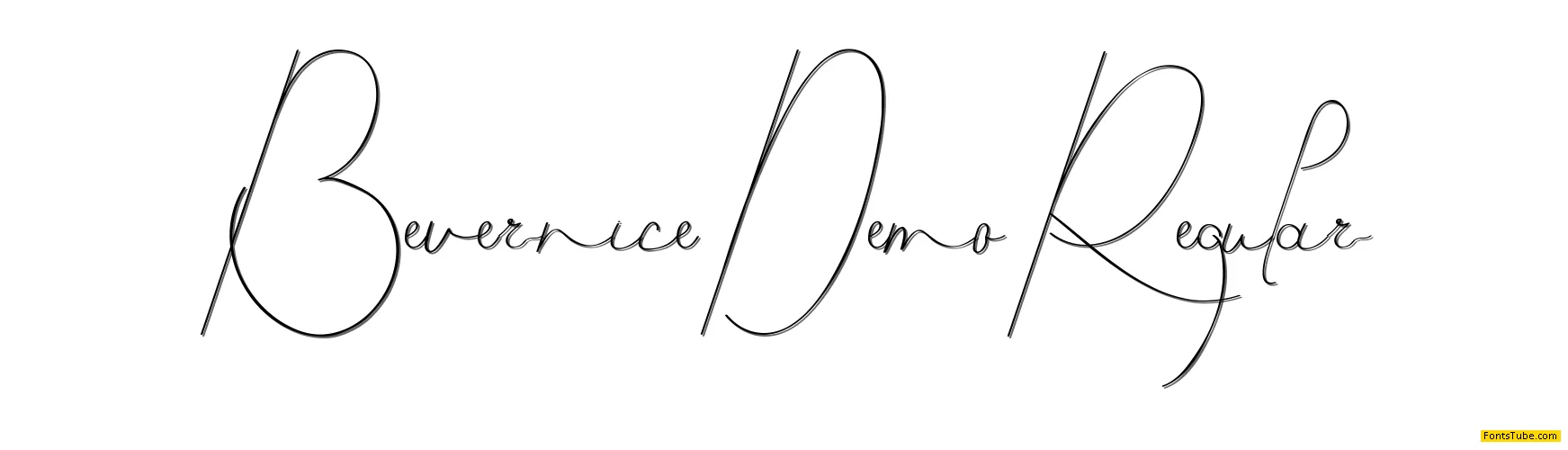 Bevernice Demo Font