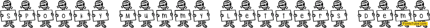 Spooky Mummy Letters