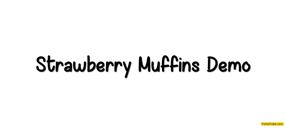 Strawberry Muffins Demo Font