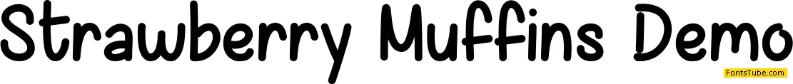 Strawberry Muffins Demo Font