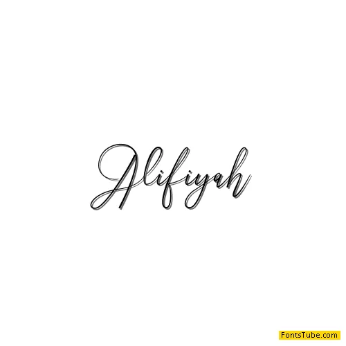 Alifiyah Font