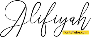 Alifiyah Font
