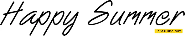 Happy Summer Font