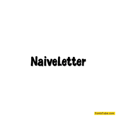 LeviNaiveLetter Font