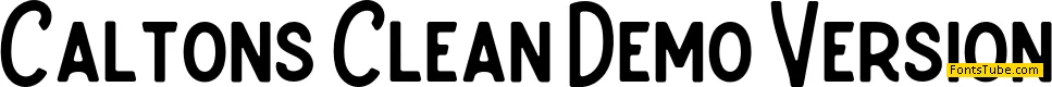Caltons Typeface