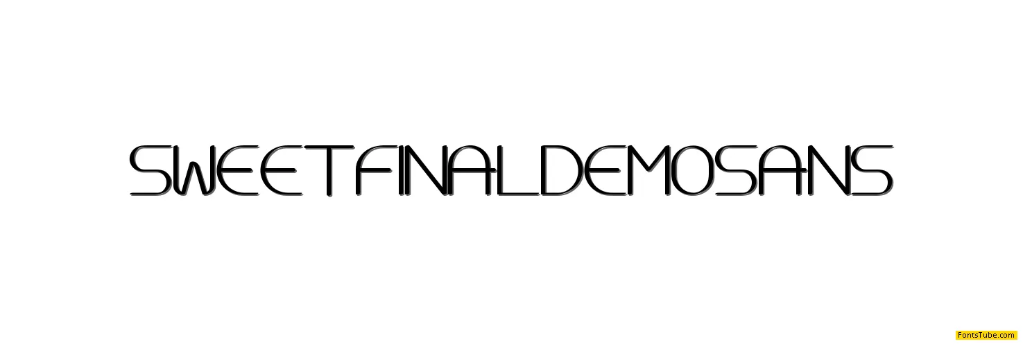 Sweet Final Demo Font Family