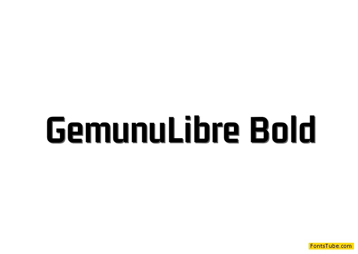 Gemunu Libre Font Family