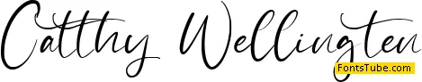 Catthy Wellingten Font