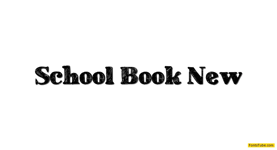 School Book New Font