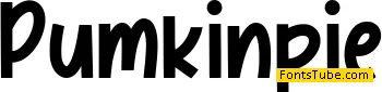 Pumkinpie Font