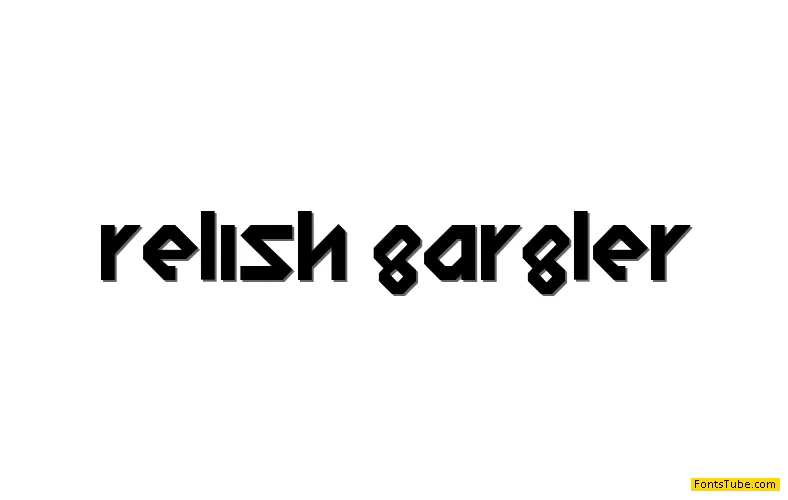 Relish Gargler Font