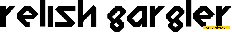Relish Gargler Font