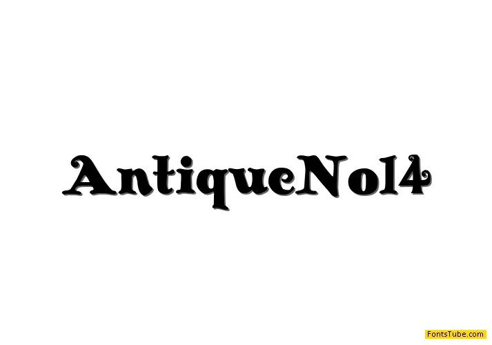Antique No 14 Font
