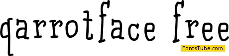 Qarrotface Font