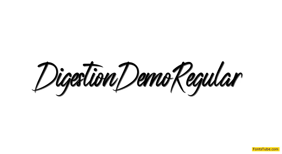 Digestion Demo Font