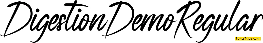 Digestion Demo Font